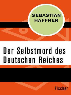 cover image of Der Selbstmord des Deutschen Reichs